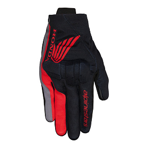 rukavice REEF V2 HONDA kolekce, ALPINESTARS (černá/červená/šedá) 2027 rukavice REEF V2 HONDA kolekce, ALPINESTARS (černá/červená/šedá) 2027