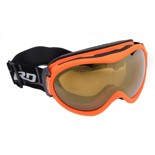 lyžařské brýle BLIZZARD Ski Gog. 919 MDAVZS, neon orange matt, amber2, gold mirror