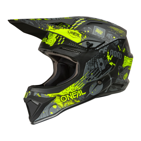 O´Neal přilba 1SRS VIBRANT černá/žlutá