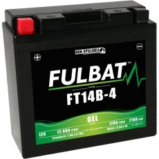 baterie 12V, YT14B-4 GEL, 12Ah, 210A, bezúdržbová GEL 150x69x145, FULBAT (aktivovaná ve výrobě) baterie 12V, YT14B-4 GEL, 12Ah, 210A, bezúdržbová GEL 150x69x145, FULBAT (aktivovaná ve výrobě)