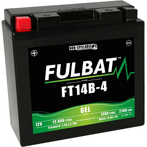 baterie 12V, YT14B-4 GEL, 12Ah, 210A, bezúdržbová GEL 150x69x145, FULBAT (aktivovaná ve výrobě) baterie 12V, YT14B-4 GEL, 12Ah, 210A, bezúdržbová GEL 150x69x145, FULBAT (aktivovaná ve výrobě)