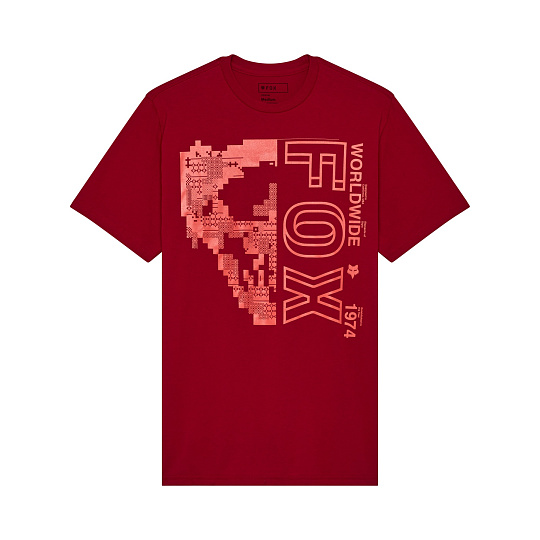 Pánské triko Fox Image Skull Ss Prem Tee 