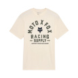 Pánské triko Fox Local Racer Ss Prem Tee Off White