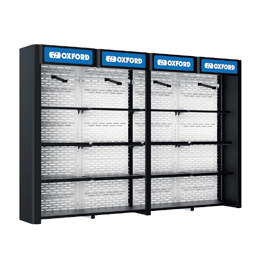 Stojan OXFORD univerzální s příčkou 1x  (ŠxVxHL = 3440x2300x573 mm)