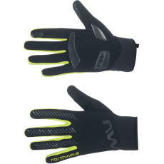 Pánské rukavice Northwave Active Gel Glove  Black/Yellow Fluo