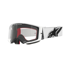 brýle SUPERTECH CORP, ALPINESTARS (bílá, čiré plexi) 2025 brýle SUPERTECH CORP, ALPINESTARS (bílá, čiré plexi) 2025