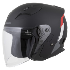 přilba Reflex 2.0 Safety, CASSIDA (černá matná/červená/šedá/stříbrná reflexní) 2026