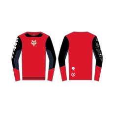 Dětský cyklo dres Fox Yth Defend Ls Jersey Elevated Fluorescent Red Dětský cyklo dres Fox Yth Defend Ls Jersey Elevated Fluorescent Red