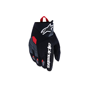 rukavice DURACK, ALPINESTARS (tmavě šedá/červená) 2027 rukavice DURACK, ALPINESTARS (tmavě šedá/červená) 2027