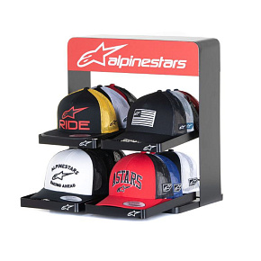 stojan pro prezentaci kšiltovek na pult, ALPINESTARS stojan pro prezentaci kšiltovek na pult, ALPINESTARS