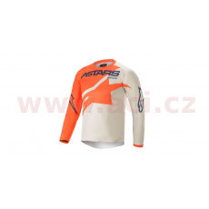 dres RACER BRAAP 2021, ALPINESTARS, dětský (oranžová/světle šedá/modrá) dres RACER BRAAP 2021, ALPINESTARS, dětský (oranžová/světle šedá/modrá)