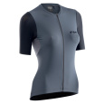 Dámský dres Northwave Extreme Woman Jersey Short Sleeve  Dark Grey/Black