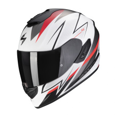 Moto přilba SCORPION EXO-1400 EVO AIR THELIOS matná bílo/červená Moto přilba SCORPION EXO-1400 EVO AIR THELIOS matná bílo/červená