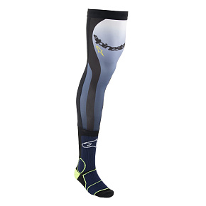 ponožky pod ortézy KNEE BRACE, ALPINESTARS (modrá/žlutá fluo/bílá/černá) 2027 ponožky pod ortézy KNEE BRACE, ALPINESTARS (modrá/žlutá fluo/bílá/černá) 2027