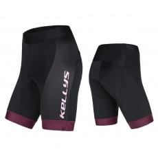 KELLYS Cyklokalhoty MADDIE 2 krátké s vložkou bordo - M KELLYS Cyklokalhoty MADDIE 2 krátké s vložkou bordo - M