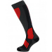 lyžařské ponožky BLIZZARD Compress 120 ski socks, black/grey/red