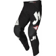 Dětské moto kalhoty JUST1 J-FLEX ARIA černo/bílé