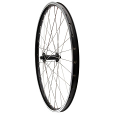 zapletené kolo 24" MAX1 V-brake přední černé/stříbrné zapletené kolo 24" MAX1 V-brake přední černé/stříbrné