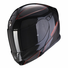Moto přilba SCORPION EXO-920 FLUX černo/červená Moto přilba SCORPION EXO-920 FLUX černo/červená