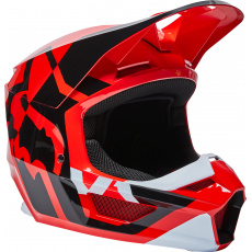 Dětská přilba Fox Yth V1 Lux Helmet, Ece Fluo Red 
