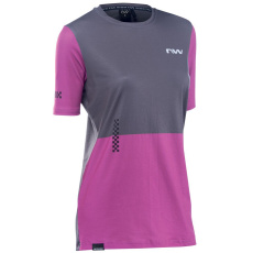 Dámský dres Northwave Xtrail 2 Woman Jersey Short Sleeve Dark Grey/Pink