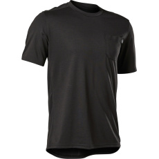 Pánský cyklo dres Fox Ranger Dr Ss Pocket Jersey Black Pánský cyklo dres Fox Ranger Dr Ss Pocket Jersey Black