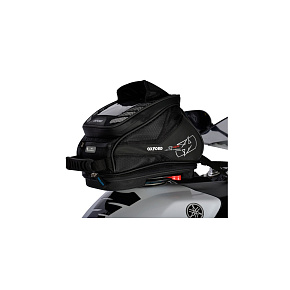 tankbag na motocykl Q4R QR, OXFORD (černý, s rychloupínacím systémem na víčka nádrže, objem 4 l) tankbag na motocykl Q4R QR, OXFORD (černý, s rychloupínacím systémem na víčka nádrže, objem 4 l)