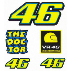 Samolepky Valentino Rossi VR46 malé VRUSTPAT703 Samolepky Valentino Rossi VR46 malé VRUSTPAT703