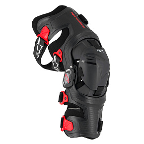 kolenní ortézy RK-7 PLASMA, ALPINESTARS (černá/červená, 1 pár) 2027