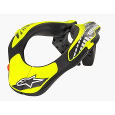 Alpinestars Youth Neck Support (včetně pásků X-strap) - Žlutý