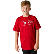Dětské triko Fox Youth Pinnacle Ss Tee Flame Red Dětské triko Fox Youth Pinnacle Ss Tee Flame Red