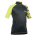 Dětský cyklo dres Northwave Origin Junior Jersey Short Sleeve Black/Yllw Flu 8 