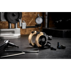 Plus 35 Stem | 40mm Length | 0 Rise | Black with Bronze Clamps Plus 35 Stem | 40mm Length | 0 Rise | Black with Bronze Clamps