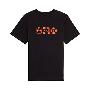 Dětské triko Fox Yth Vision Ss Tee Black Dětské triko Fox Yth Vision Ss Tee Black