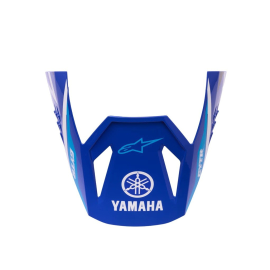 kšilt pro přilby S-M3 YAMAHA kolekce, ALPINESTARS (modrá/bílá)