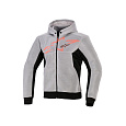 bunda CHROME SUPERAIRFLOW, ALPINESTARS (černá/světle šedá/červená fluo) 2026