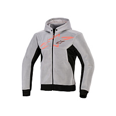 bunda CHROME SUPERAIRFLOW, ALPINESTARS (černá/světle šedá/červená fluo) 2026 bunda CHROME SUPERAIRFLOW, ALPINESTARS (černá/světle šedá/červená fluo) 2026