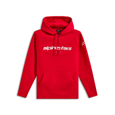 mikina WORDMARK HOODIE 3, ALPINESTARS (červená/bílá) mikina WORDMARK HOODIE 3, ALPINESTARS (červená/bílá)