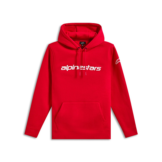 mikina WORDMARK HOODIE 3, ALPINESTARS (červená/bílá) mikina WORDMARK HOODIE 3, ALPINESTARS (červená/bílá)