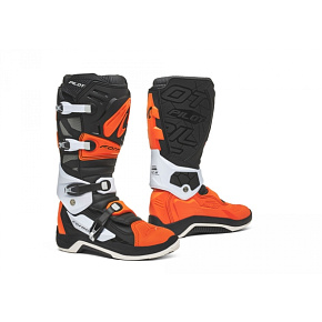Moto boty FORMA PILOT černo/oranžovo/bílé Moto boty FORMA PILOT černo/oranžovo/bílé