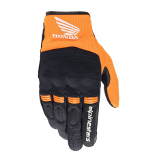 rukavice COPPER HONDA kolekce, ALPINESTARS (černá/oranžová) rukavice COPPER HONDA kolekce, ALPINESTARS (černá/oranžová)