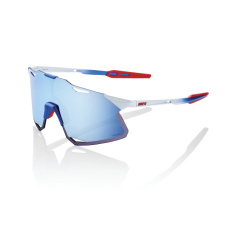 HYPERCRAFT - Total Energies Team Matte White / Metallic Blue - HiPER Blue Multilayer Mirror HYPERCRAFT - Total Energies Team Matte White / Metallic Blue - HiPER Blue Multilayer Mirror