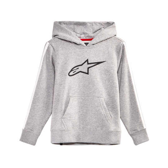 mikina KIDS RACEY HOODIE, ALPINESTARS, dětská (šedá/červená)