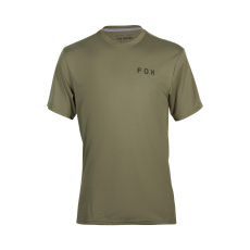 Pánské triko Fox Dynamic s Tech Tee  Olive Green