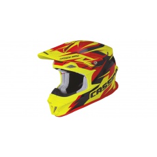 přilba Cross Pro, CASSIDA (červená/žlutá fluo/černá) přilba Cross Pro, CASSIDA (červená/žlutá fluo/černá)