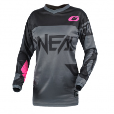Dámský dres O´Neal Element RACEWEAR šedá/růžová Dámský dres O´Neal Element RACEWEAR šedá/růžová