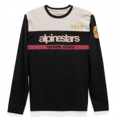 triko CROSSUP PREMIUM TEE, ALPINESTARS (černá/nebarvená bavlna/zlatá) triko CROSSUP PREMIUM TEE, ALPINESTARS (černá/nebarvená bavlna/zlatá)