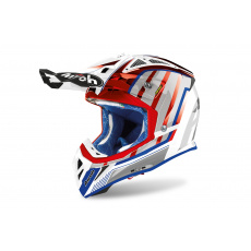 přilba AVIATOR GLOW 2.3 AMS2, AIROH (červená/modrá/šedá) přilba AVIATOR GLOW 2.3 AMS2, AIROH (červená/modrá/šedá)