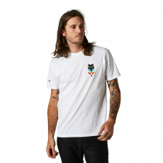 Pánské triko Fox Relm s Premium Tee Optic White Pánské triko Fox Relm s Premium Tee Optic White