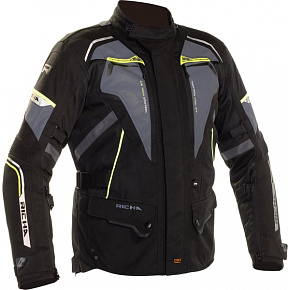 Moto bunda RICHA INFINITY 2 FLARE šedo/fluo žlutá Moto bunda RICHA INFINITY 2 FLARE šedo/fluo žlutá